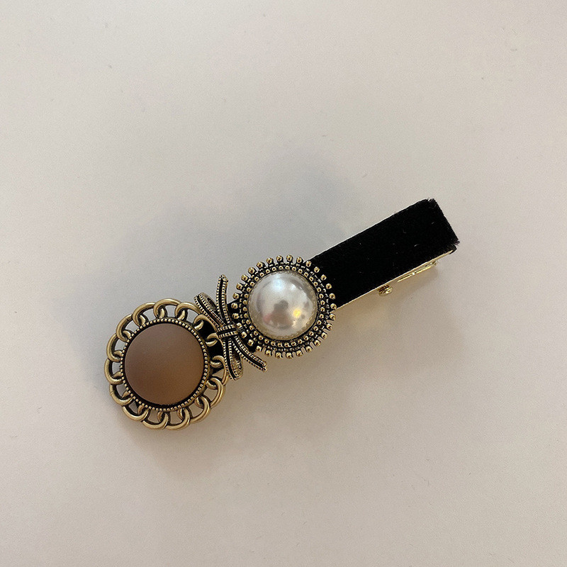 Női lányok Vintage hajtűk Crytal Pearl Hajcsat Női Haj kiegészítők Hajfogantyú Fejfedők Barrettes Díszek