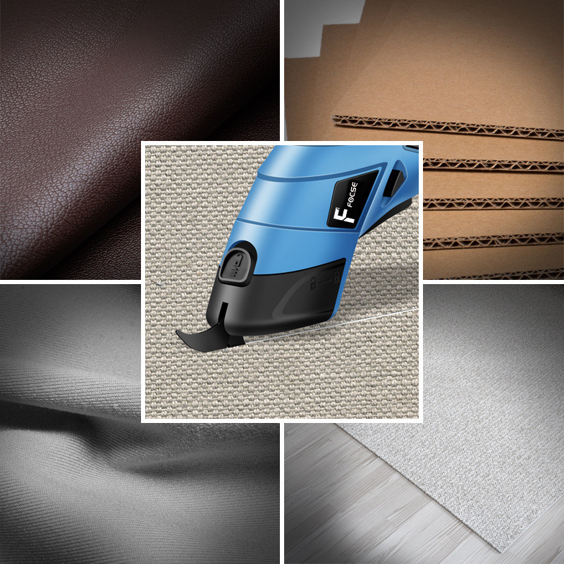 3,6 V punjive bežične električne škare od tkanine Glava rezača od volframovog čelika Tepih od PVC-a Koža Krojačke škare za šivanje