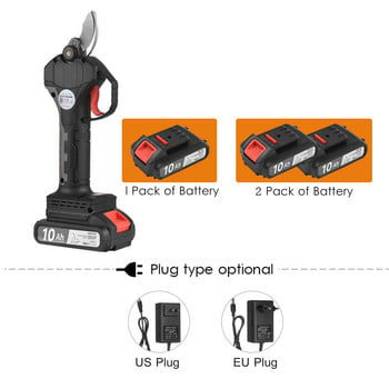 Ηλεκτρικό ψαλίδι κλαδέματος Nanwei 21V Brushless Cordless 10Ah/20Ah με μπαταρία Κλαδευτήρι κλαδιών δέντρων 30mm Διάμετρος κοπής