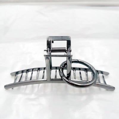 Žene Djevojke Metalni pištolj Crna kosa Kandže Dama Otmjene štipaljke za rep Modni dodaci za kosu Ukosnice Drške za kosu Pokrivala