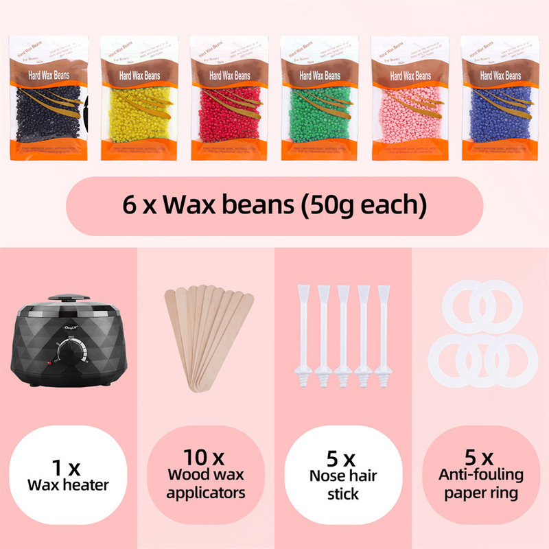 CkeyiN 500 ml vahasoojendid karvaeemaldus vahatamispott epilaator Professionaalne vahaubade sulatuskomplekt masin täiskomplekt näohooldus, käsi jalad keha