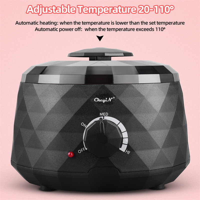 CkeyiN 500 ml vahasoojendid karvaeemaldus vahatamispott epilaator Professionaalne vahaubade sulatuskomplekt masin täiskomplekt näohooldus, käsi jalad keha