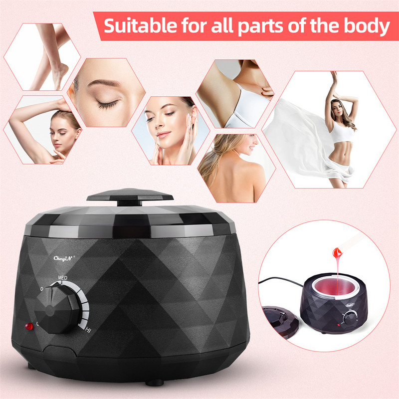 CkeyiN 500 ml vahasoojendid karvaeemaldus vahatamispott epilaator Professionaalne vahaubade sulatuskomplekt masin täiskomplekt näohooldus, käsi jalad keha