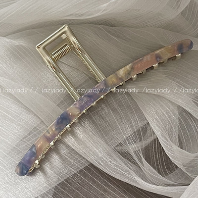 13 cm ülisuur naine metallist atsetaadist juukseküünised küünised naiste juukseaksessuaarid juuksenõelad näopesu peakatted kaunistused juukseklambrid