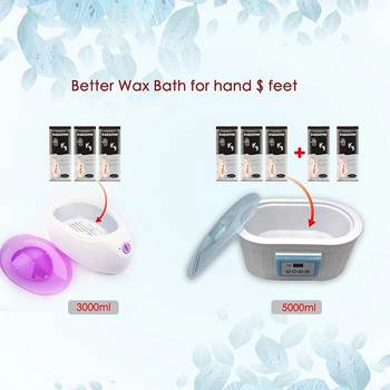 Μηχάνημα παραφίνης 4,5 λίτρων για τα πόδια Fast Wax Meltdown Paraffin Bath Paraffin Wax Warmer LCD οθόνη Paraffin Bath Spa