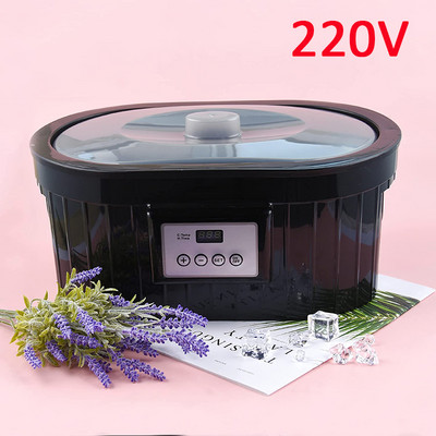 4,5 l parafino vaško mašina rankoms pėdoms, greito vaško tirpimo parafino vonia, parafino vaško šildytuvas LCD ekranas parafininės vonios SPA