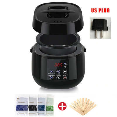 Grijač voska Stroj za uklanjanje dlačica LCD zaslon Pametni aparat za depilaciju Spa Epilator za ruke i stopala Grijač voska za depilaciju Dropshipping