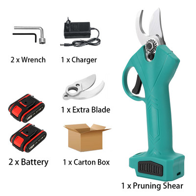 Akumulatorske električne škare za rezidbu Električne škare Rezač s punjivim baterijama Učinkovit električni alat za grane bonsaija od voćaka