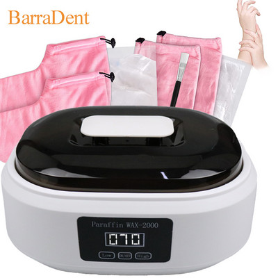 Paraffin Heater 2L Capacity Square Wax Bean Machine Hair Removal Wax Machine Paraffin Wax Therapy Moisturizing Heat Therapy