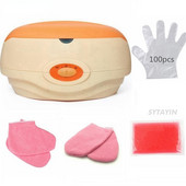 Profesionalni grijač parafinskog voska Stroj za uklanjanje dlačica za otapanje voska Grijač za ruke, stopala Vosak Grah Drvene naljepnice Stroj za uklanjanje dlačica