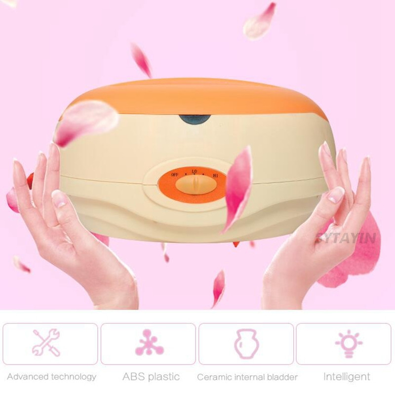 Profesionalni grijač parafinskog voska Stroj za uklanjanje dlačica za otapanje voska Grijač za ruke, stopala Vosak Grah Drvene naljepnice Stroj za uklanjanje dlačica