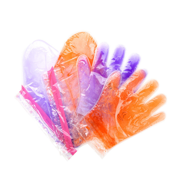 Mikrobangų krosnelėje šildomas parafininis bičių vaškas rankų kaukė ir pedikiūras pėdų kaukė lakštas balinantis Drėkinamasis kojinės Parafino vaškas rankų priežiūra