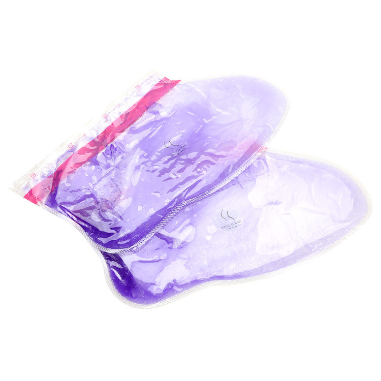 Mikrobangų krosnelėje šildomas parafininis bičių vaškas rankų kaukė ir pedikiūras pėdų kaukė lakštas balinantis Drėkinamasis kojinės Parafino vaškas rankų priežiūra