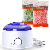 Kit de epilare cu ceară 100W Epilator depilator Aparat de epilat cu ceară pentru îndepărtarea părului Ceara se topește Kit de epilare cu ceară Încălzitor de parafină Încălzitor de mărgele de ceară