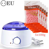 45 W grijač voska Depilator za depilaciju Stroj za uklanjanje dlačica Komplet za depilaciju voskom koji se otapa Parafinski grijač sa strojem za grijanje kuglica voska