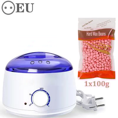 45 W grijač voska Depilator za depilaciju Stroj za uklanjanje dlačica Komplet za depilaciju voskom koji se otapa Parafinski grijač sa strojem za grijanje kuglica voska