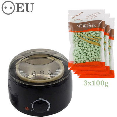 45 W grijač voska Depilator za depilaciju Stroj za uklanjanje dlačica Komplet za depilaciju voskom koji se otapa Parafinski grijač sa strojem za grijanje kuglica voska