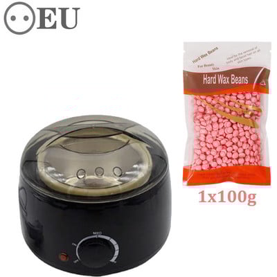 45 W grijač voska Depilator za depilaciju Stroj za uklanjanje dlačica Komplet za depilaciju voskom koji se otapa Parafinski grijač sa strojem za grijanje kuglica voska