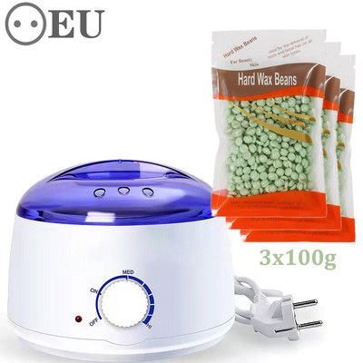 45 W grijač voska Depilator za depilaciju Stroj za uklanjanje dlačica Komplet za depilaciju voskom koji se otapa Parafinski grijač sa strojem za grijanje kuglica voska