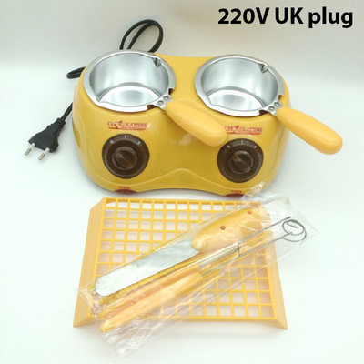 Vaško šildytuvas ir šokolado lydymo aparatas elektrinis šildantis fondue rinkinys, automatinis temperatūros valdymas su nuimamu indu – saldainių lydymo indas