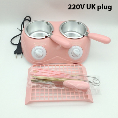 Vaško šildytuvas ir šokolado lydymo aparatas elektrinis šildantis fondue rinkinys, automatinis temperatūros valdymas su nuimamu indu – saldainių lydymo indas