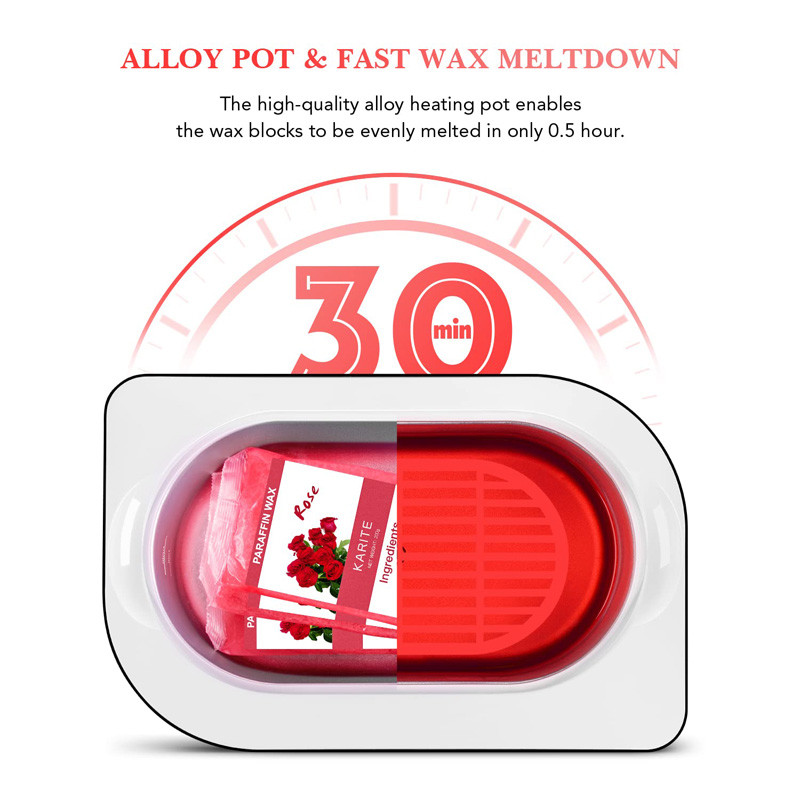 430g Parafinski vosak Dodaci Voštane kuglice Blokiraju Hidratantno Hidratantno Depilacija Spa za ruke Stopala Hidratacija suhe kože Parafinski vosak za kupanje