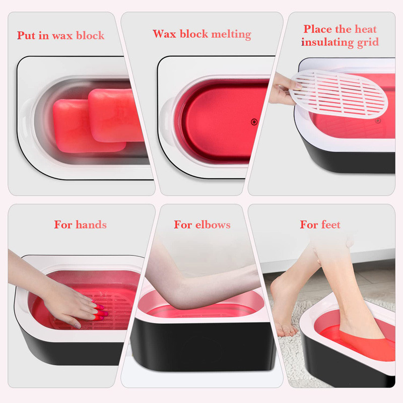 430g Parafinski vosak Dodaci Voštane kuglice Blokiraju Hidratantno Hidratantno Depilacija Spa za ruke Stopala Hidratacija suhe kože Parafinski vosak za kupanje