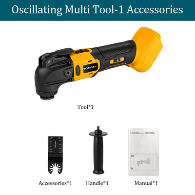 Безчетков осцилиращ многофункционален инструмент Yofidra за Makita 18V батерия, електрически трион, тример, лопата, полираща машина, дървообработващ инструмент