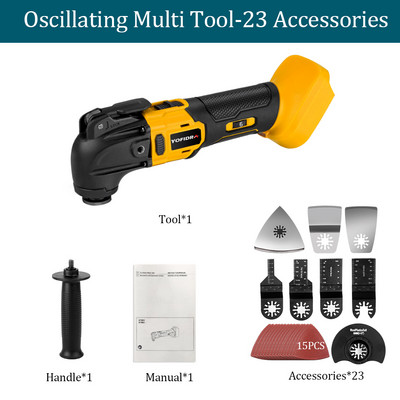 Безчетков осцилиращ многофункционален инструмент Yofidra за Makita 18V батерия, електрически трион, тример, лопата, полираща машина, дървообработващ инструмент
