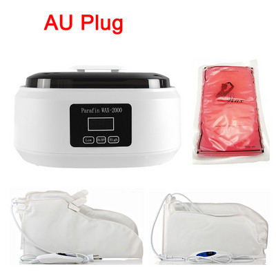 Kompleti za kupanje s parafinskim voskom od 2000 ml, parafinski grijač s električnim rukavicama i parafinskim voskom od 350 g