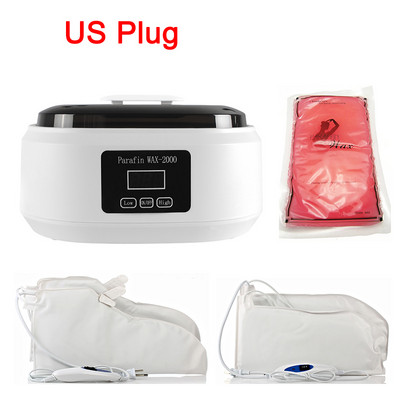 Kompleti za kupanje s parafinskim voskom od 2000 ml, parafinski grijač s električnim rukavicama i parafinskim voskom od 350 g