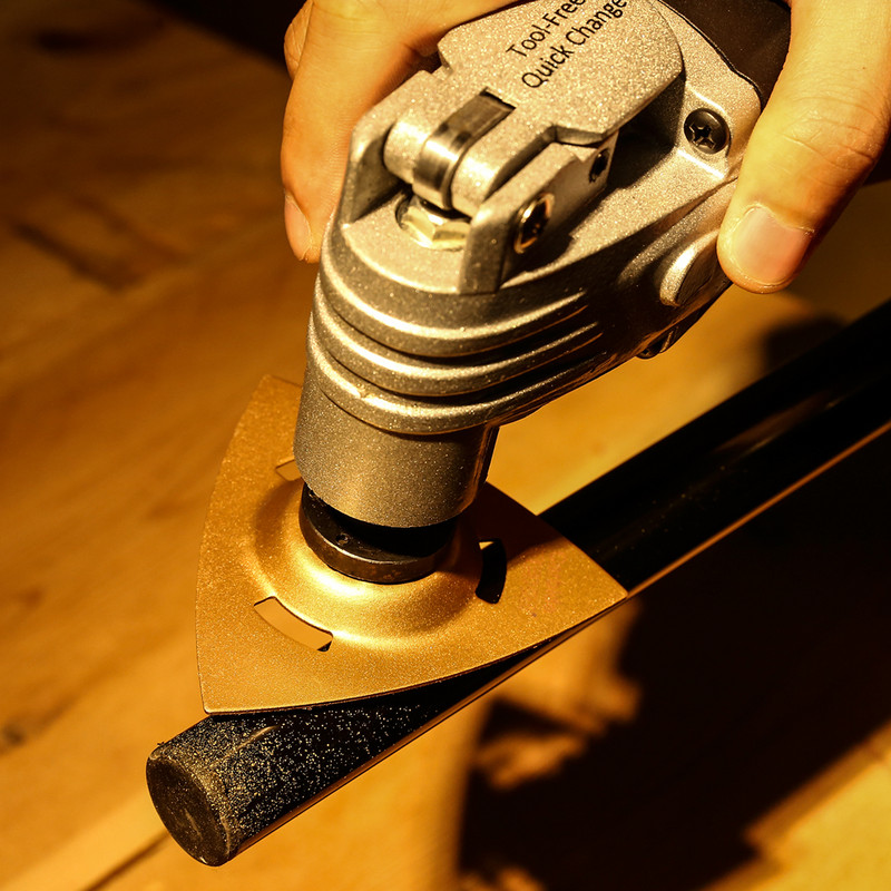 DEKO Нов 220V DKOM40LD2 Електрически многофункционален осцилиращ инструмент с променлива скорост Електрически тример трион с аксесоари