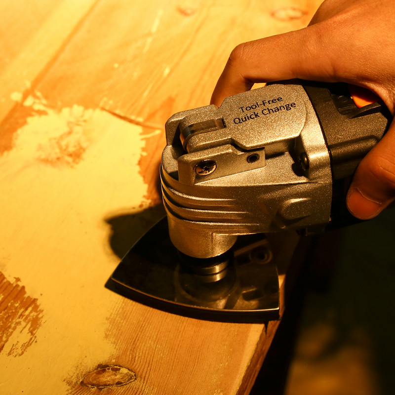 DEKO Нов 220V DKOM40LD2 Електрически многофункционален осцилиращ инструмент с променлива скорост Електрически тример трион с аксесоари