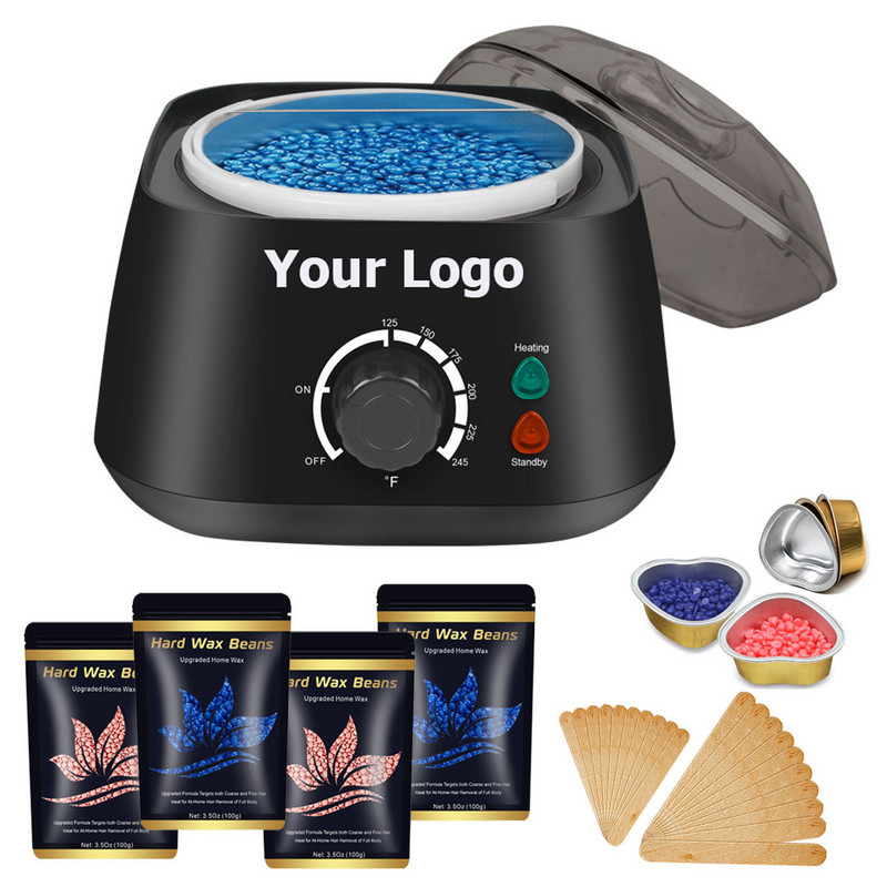 Grijač voska Set aparata za uklanjanje dlačica Topliji komplet za depilaciju koji se otapa voskom Stroj za grijanje kuglica voska Parafinski depilator Epilator 500CC
