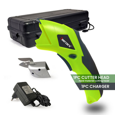 3,6 V punjive električne škare za tkanine Bežični baterijski rezač tkanine Tepih PVC kožni alati za rezanje Akumulatorske škare za šivanje