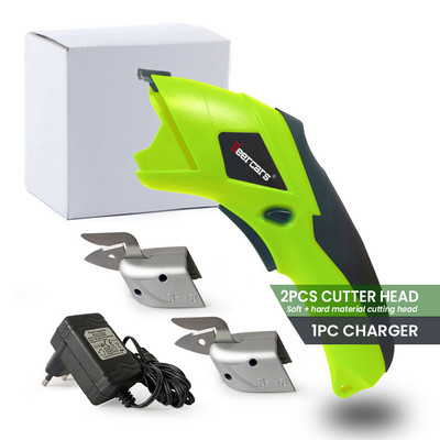 3,6 V punjive električne škare za tkanine Bežični baterijski rezač tkanine Tepih PVC kožni alati za rezanje Akumulatorske škare za šivanje