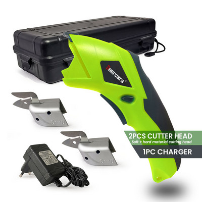 3,6 V punjive električne škare za tkanine Bežični baterijski rezač tkanine Tepih PVC kožni alati za rezanje Akumulatorske škare za šivanje