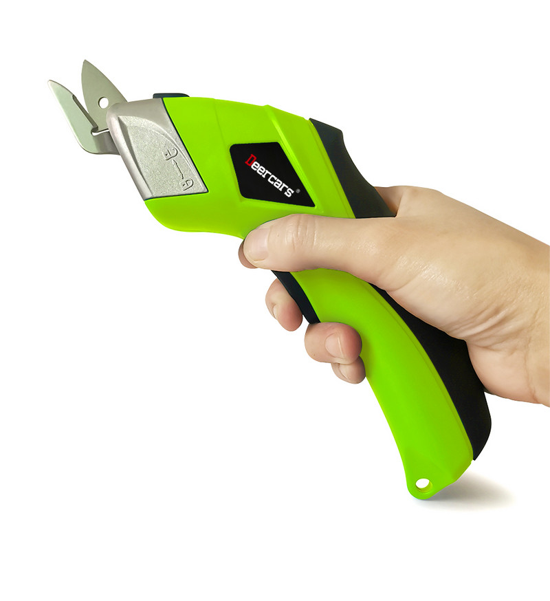 3,6 V punjive električne škare za tkanine Bežični baterijski rezač tkanine Tepih PVC kožni alati za rezanje Akumulatorske škare za šivanje