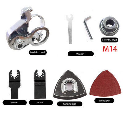 Modificirani oscilirajući alat za kutnu brusilicu, višenamjenski električni alat za obradu drveta Renovator pila za obradu drva s oštricama trimera