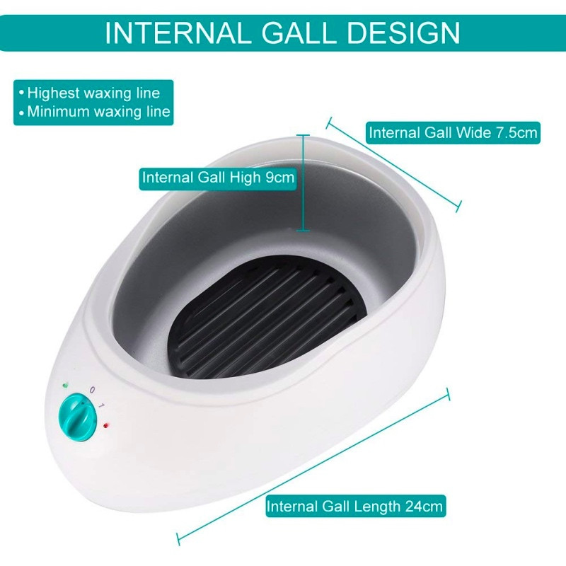 2.2L grijač voska, grijač parafina Parafinska terapija za ruke i noge Uklanjanje dlačica voskom s grijanim električnim čizmama i rukavicama