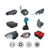 Безчеткови електрически инструменти Treasure Мултиинструменти Отвертка Електрическа бормашина Полираща машина Бутален трион Полираща машина Електрически аксесоари