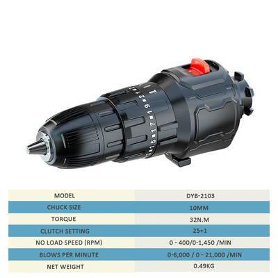 Безчеткови електрически инструменти Treasure Мултиинструменти Отвертка Електрическа бормашина Полираща машина Бутален трион Полираща машина Електрически аксесоари