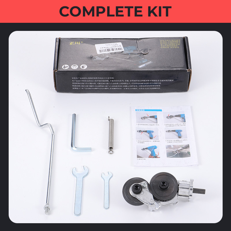 Mintiml® električna bušilica Pločasti dodatak za rezanje Rezač metalnih limova Grickalica Pila Rezač Besplatni alat za rezanje Grickalica Rezanje lima