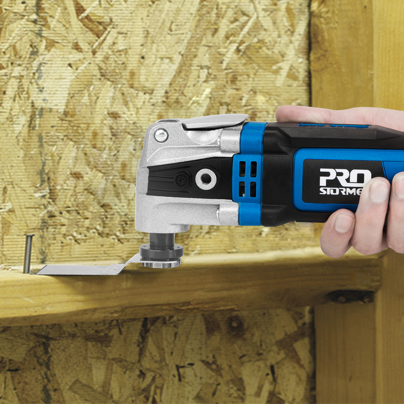 Мултифункционален инструмент Осцилиращ многофункционален инструмент Реноватор с променлива скорост Електрически тример за декорация на дома Електрически трион от PROSTORMER