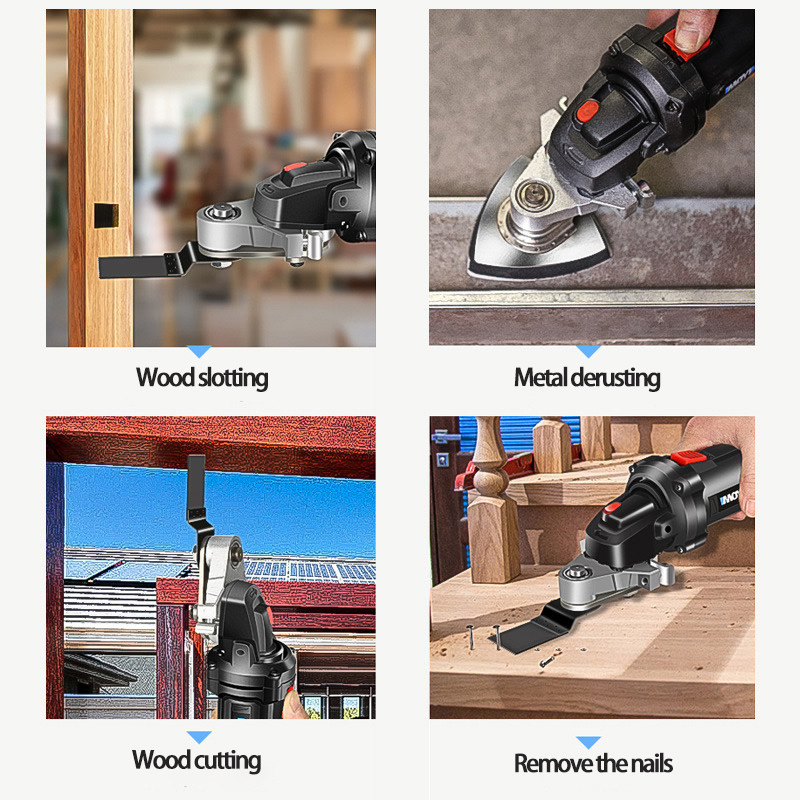Ъглошлайф M10 Модифицирани аксесоари Tacklife Инструменти Електроинструмент Накрайник Реноватор Отвор Prostormer Мултиинструмент Мултиинструмент Wosai