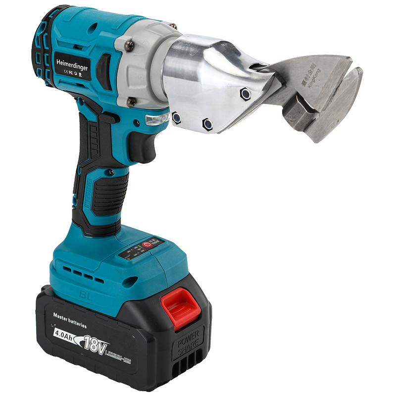 18 V ličio baterijomis maitinamas akumuliatorinis geležies plieno žirklės geležies lakštų žirklės Anglies plieno pjaustytuvas Metalo pjovimo įrankiai