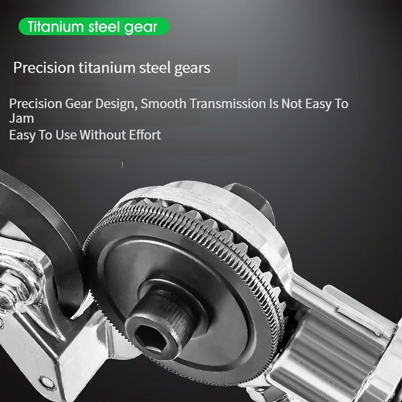 Elektrinis gręžimo plokščių pjaustytuvas Metalo pjovimo gręžimo priedas Elektrinės gręžimo žirklės Lengvai naudojamas gręžimo priedas metalui pjauti