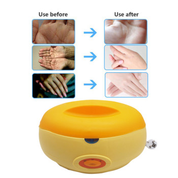 Нагревател за парафин 2.2L Нагревател за вана с горещ восък с термо ръкавици за ръце и крака за овлажняване и успокояване на сухата кожа