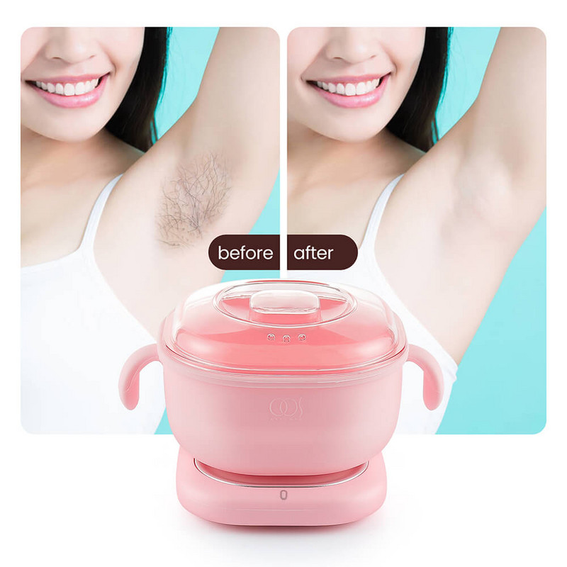 Sulankstomas elektrinis vaško šildytuvas visiems tipams Vaškas depiliacijai Šiltesnis vaškavimas kūnui SPA Cera parafininis depiliacinis epiliatorius