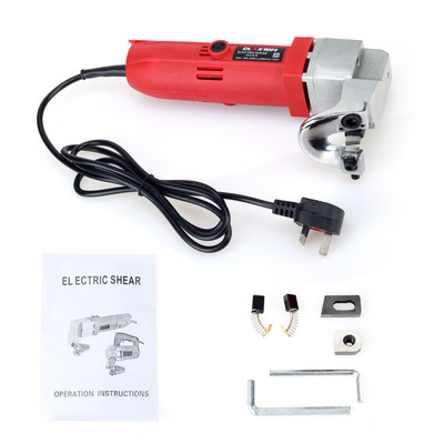 Kingshowden 580W elektrinis žirklinis lakštinio metalo žirklės pjoviklis 2,5 mm pjovimo talpa, žirklės, skirtos metalinei plokštei pjauti